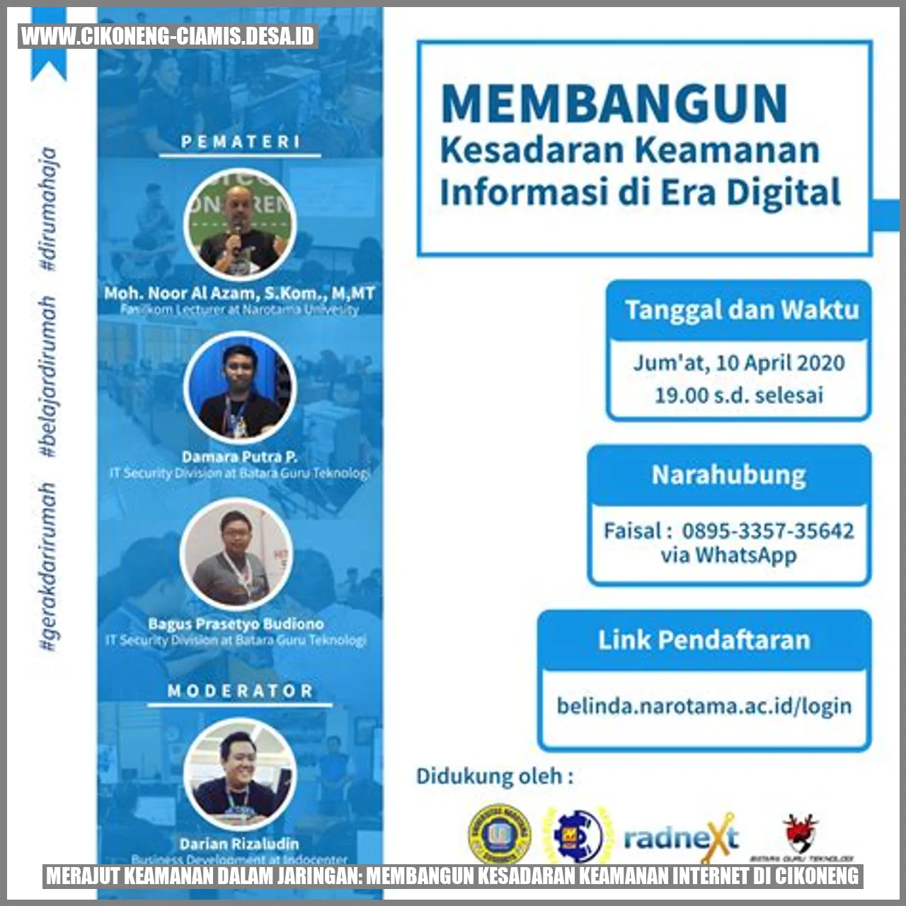 Membangun Kesadaran Keamanan Masyarakat di Desa Sikabau